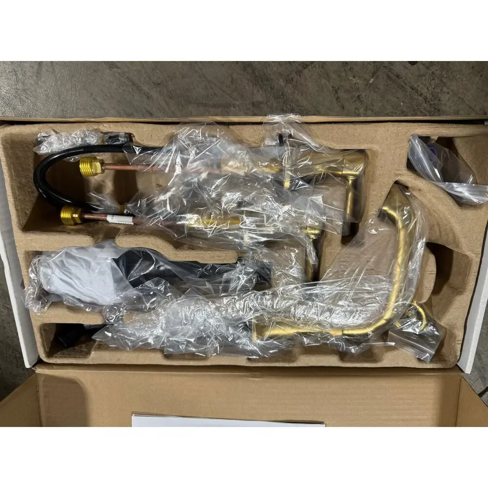 Kohler Terzet Widespread Bathroom Sink Faucet Gold